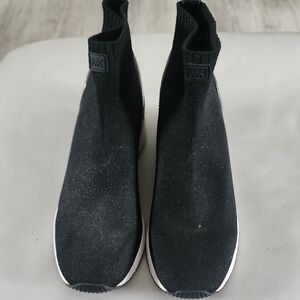 MICHAEL Michael Kors Black Knit High-Top Sneakers